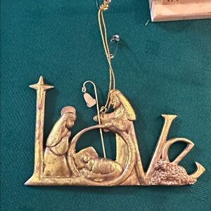 Holly Family Love Ornaments